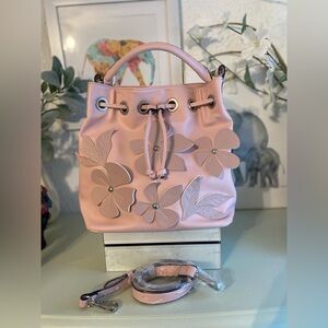 Catherine Malandrino Pink Floral Shoulder Bag